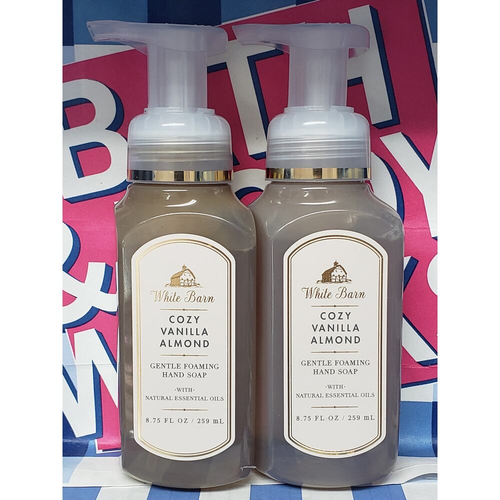 BBW Cozy Vanilla Almond Gentle Foaming Hand Soap 2 Pack